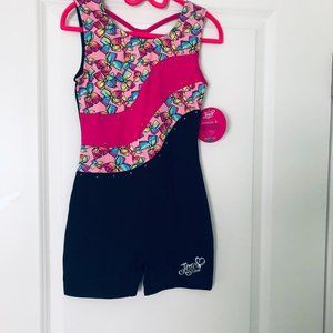 Danskin Pink and Black Kids Leotard